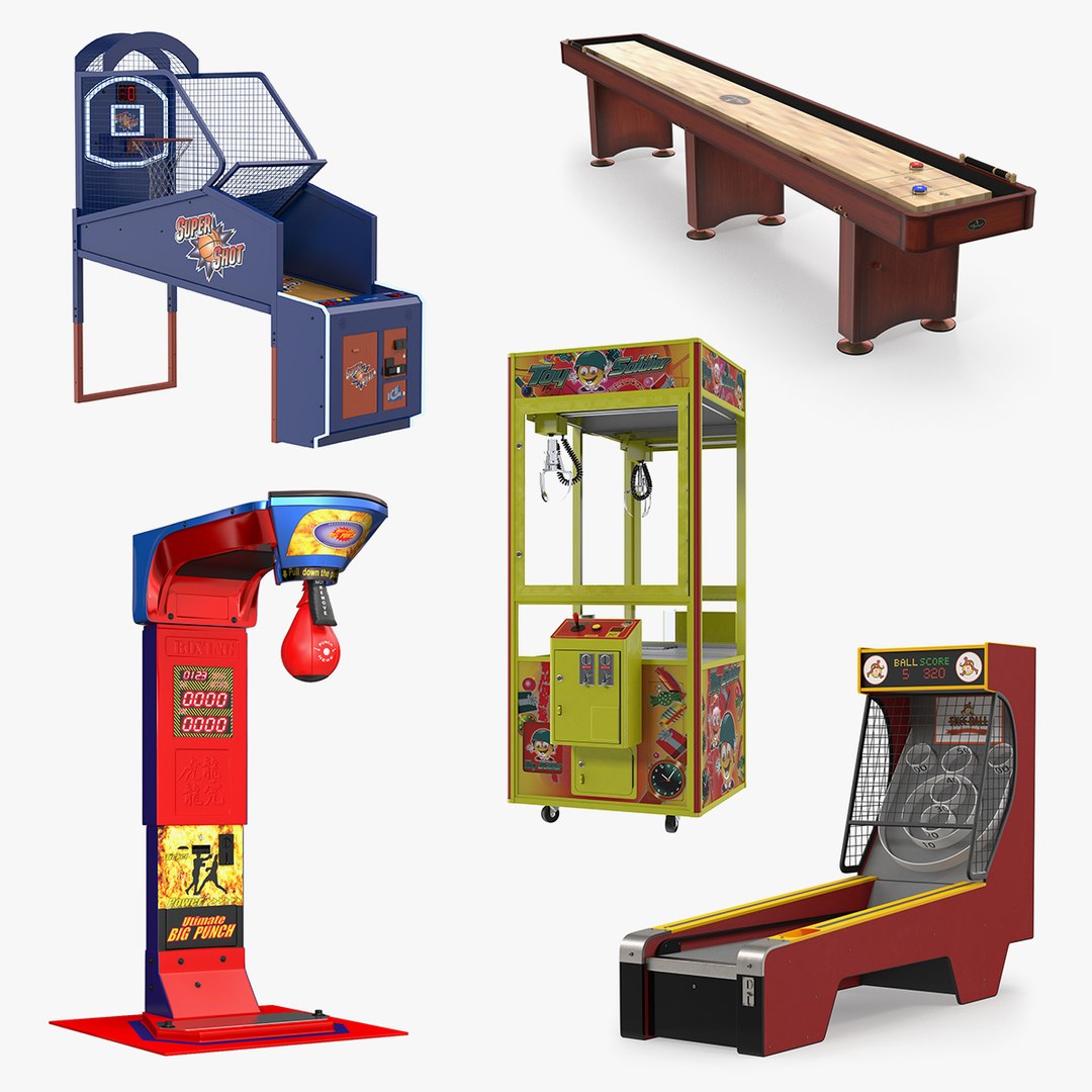 Arcade Games 3D Models Collection 3 3D model preview