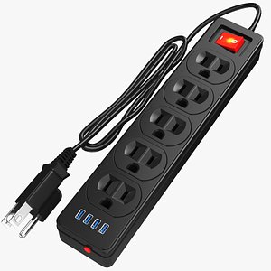 Black Power Strip