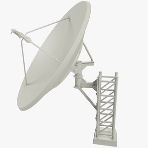 satellite dish 3D model