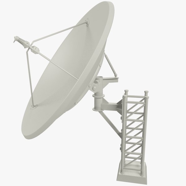 3D модель Спутниковая антенна на крыше - TurboSquid 1202147