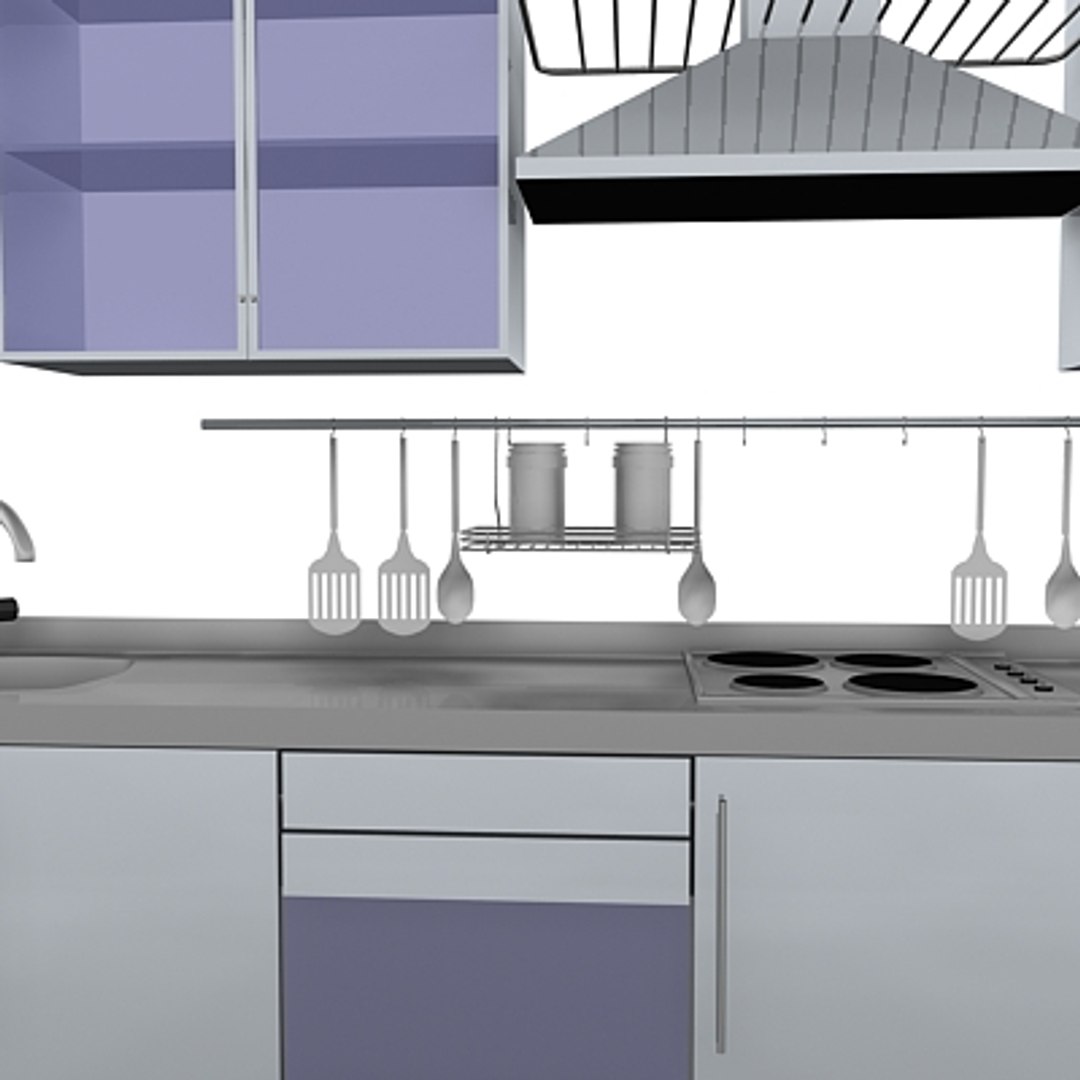 Kitchen Unit 3d Model