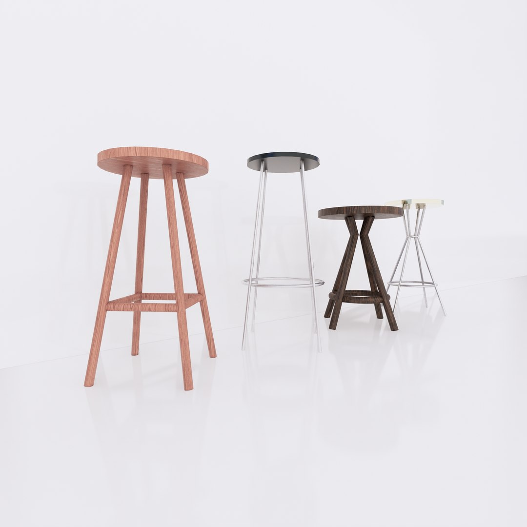 Bar Chair Revit Family 3D Model TurboSquid 1474977