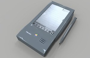 3d model apple newton