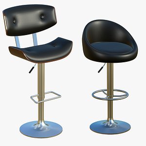 3D Stool Chair V198