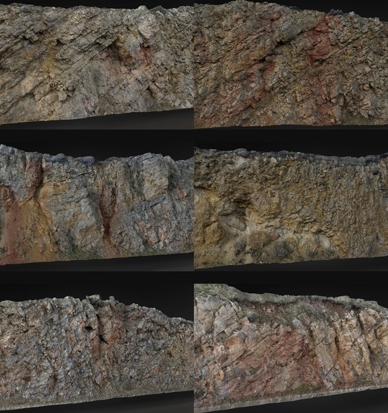 mountaine rock pack 3 3D model