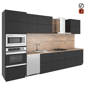 3D kitchen kungsbacka model