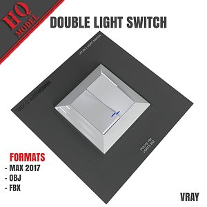 3D double light switch