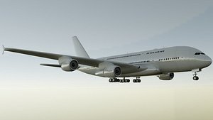 3D Airbus A380-800