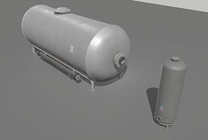 industrial tanks model