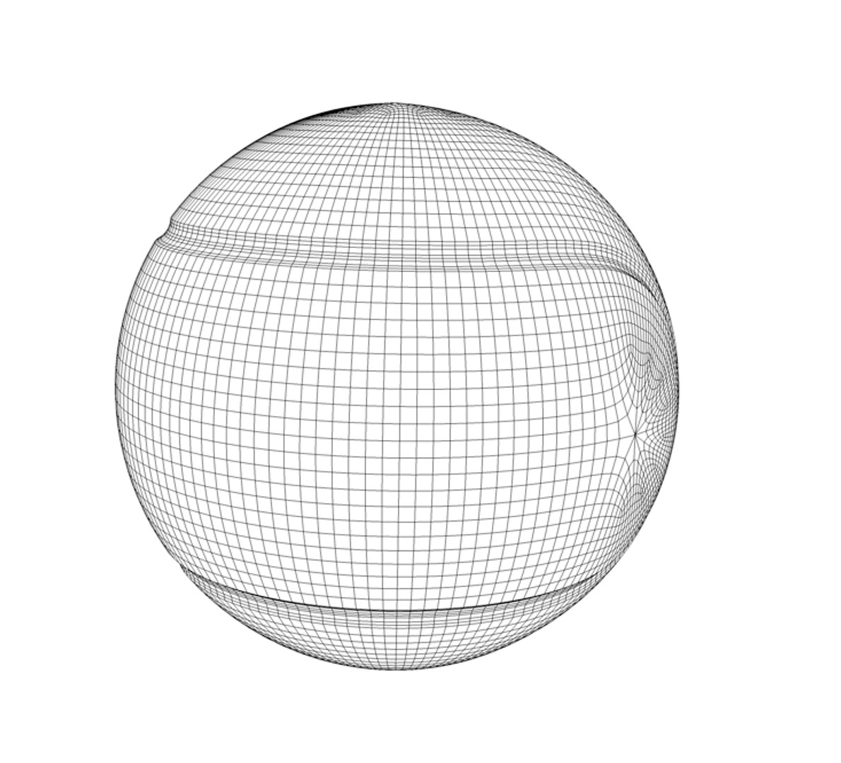 3d tennis ball model