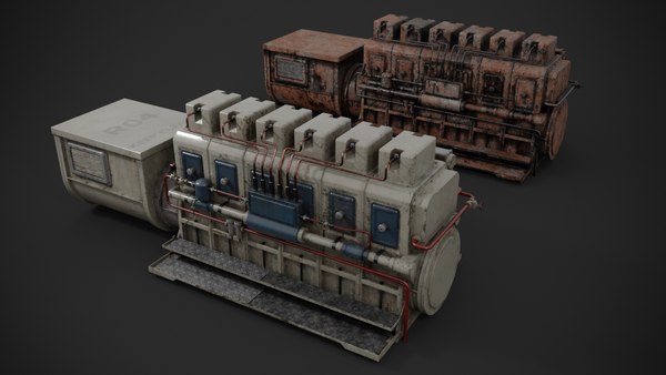 Rusted industrial 3D model - TurboSquid 1395116