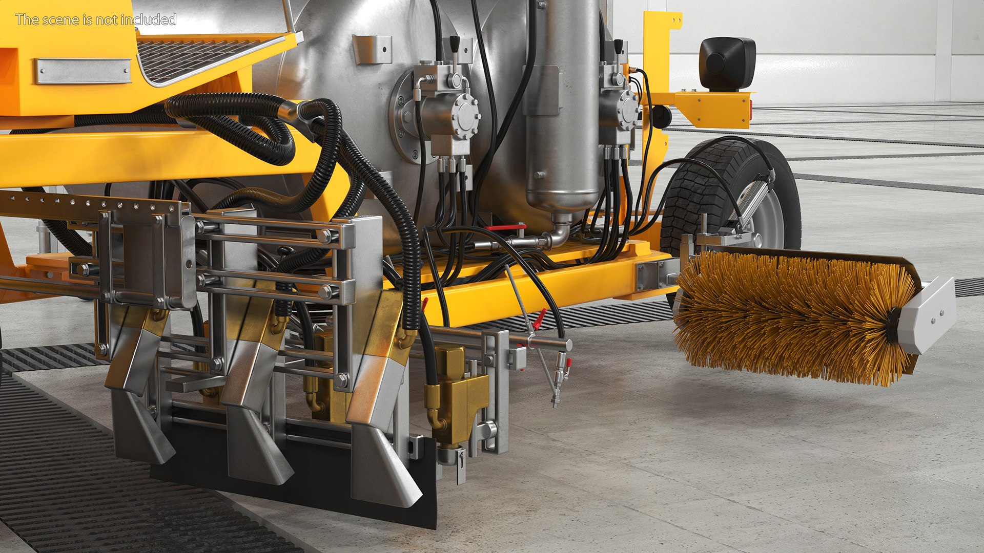 3D Road Line Marking Machines Collection Model - TurboSquid 2192502
