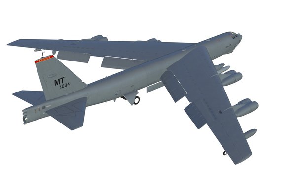 3D Boeing B-52H Stratofortress - TurboSquid 1871136