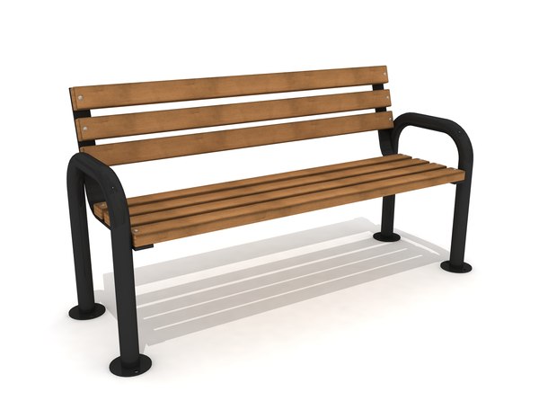 Outdoor bench 3D model - TurboSquid 1554841