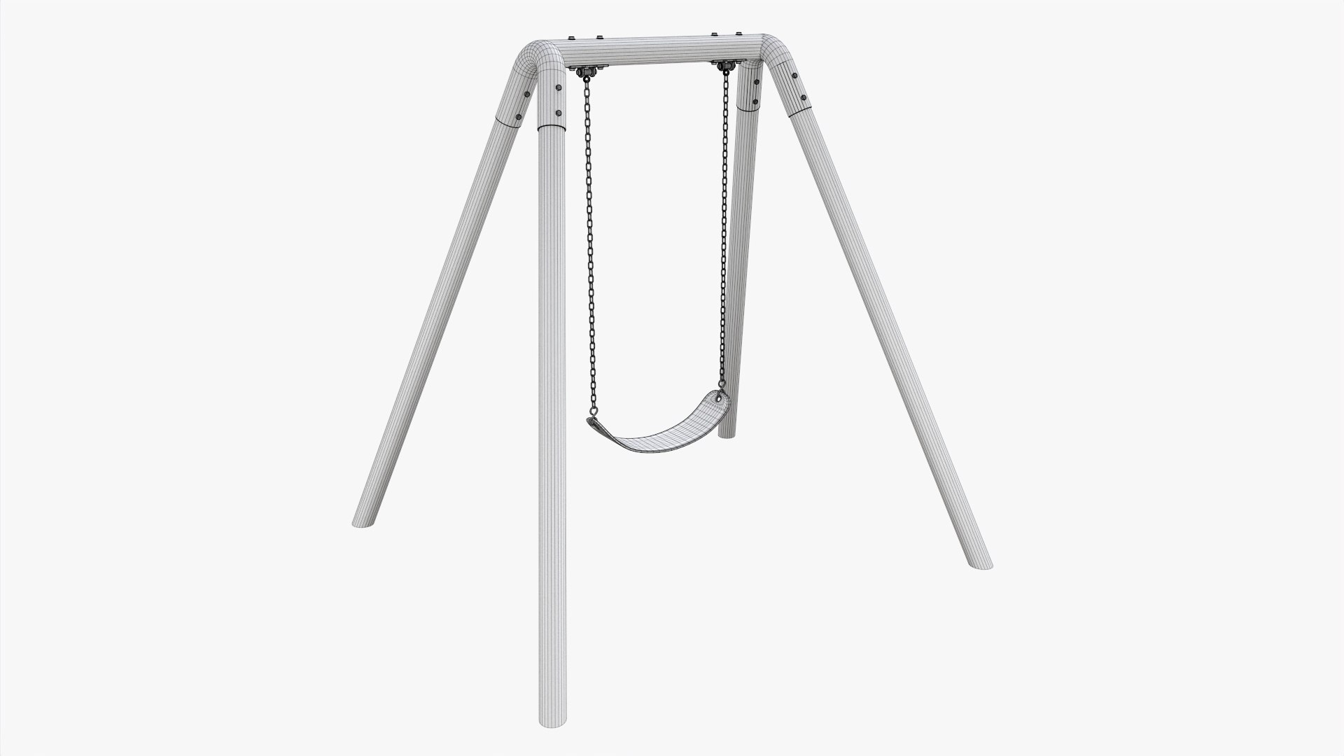 3D Outdoor swing single TurboSquid 1861542