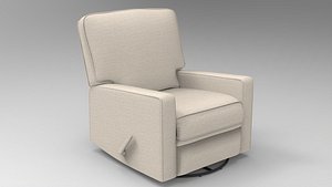 Reclining Chair 002 3D