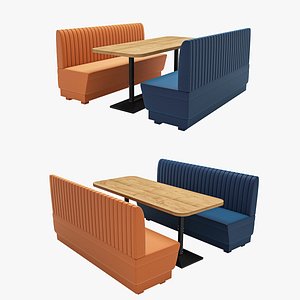 Booth dining table and Booth Banquette