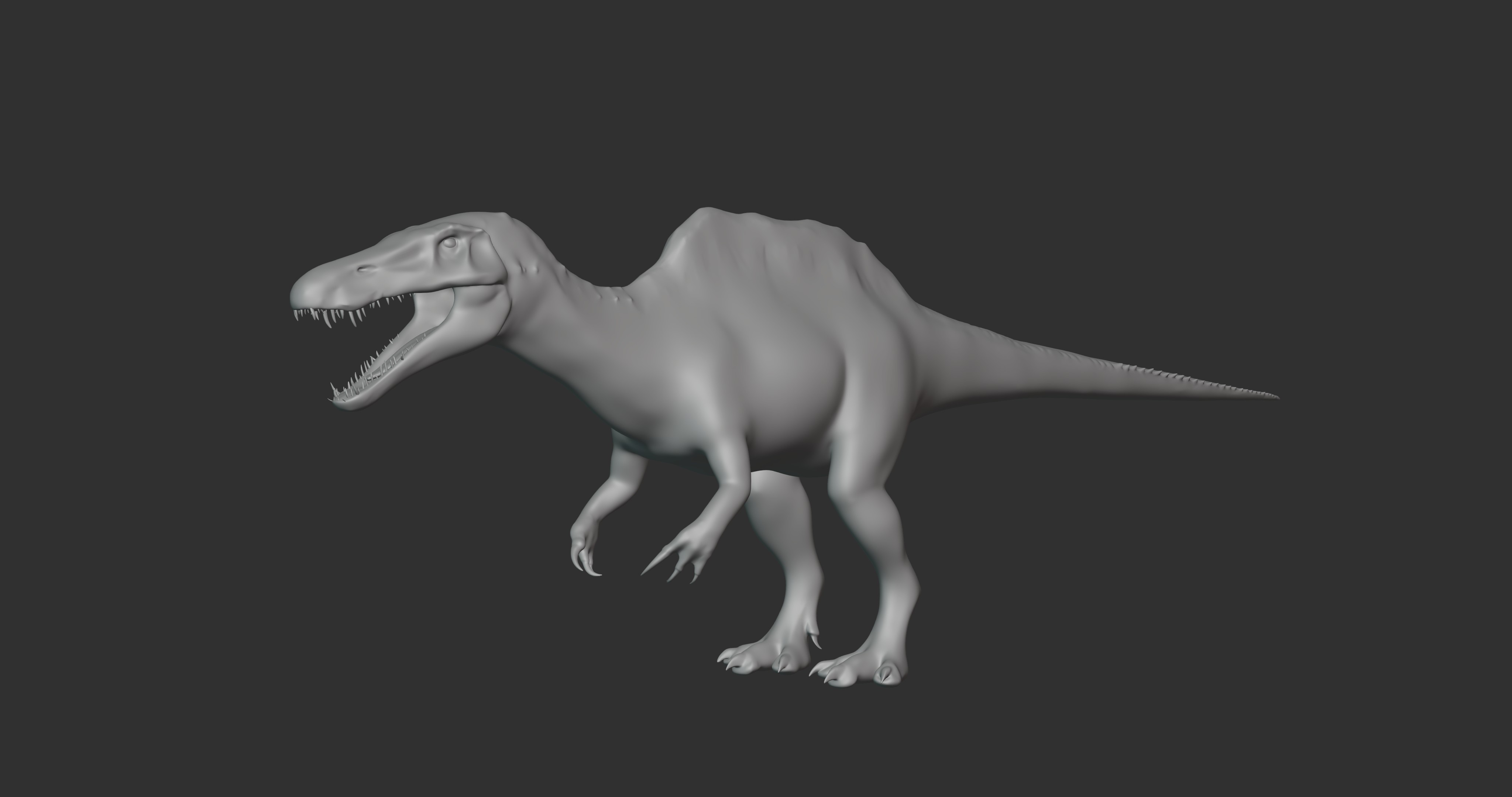 modelo 3d Sigilmassasaurus Basemesh Low Poly - TurboSquid 2107684