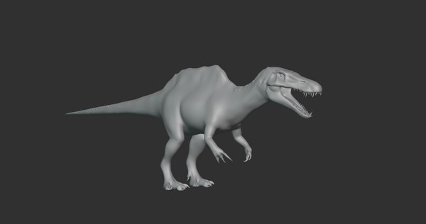 modelo 3d Sigilmassasaurus Basemesh Low Poly - TurboSquid 2107684