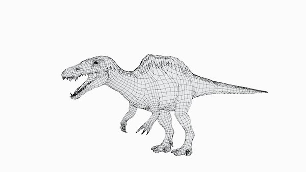 modèle 3D de Sigilmassasaurus Basemesh Low Poly - TurboSquid 2107684