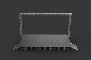 Aluminum Lighting Concert 3D model 3D