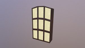 Low Poly Window 3D model
