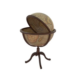 globe bar 3D model
