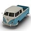 3d volkswagen type 2 simple
