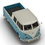 3d volkswagen type 2 simple