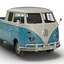 3d volkswagen type 2 simple