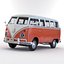3d volkswagen type 2 simple