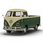 3d volkswagen type 2 simple