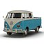 3d volkswagen type 2 simple