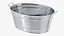 3D Galvanized Steel  Tub Collection model