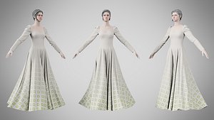 Dress 40 Moon Mist 3D