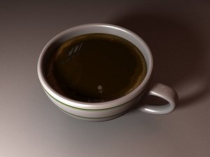 hi coffee mug 3d lwo