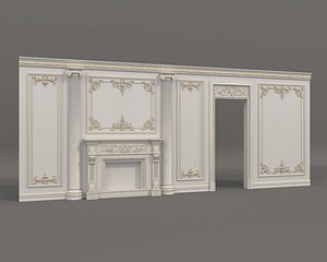 Wall Molding in Classic French Style 52