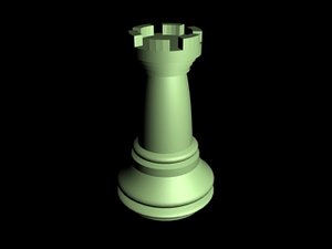 Rook Wooden Chess Pieces 3D - TurboSquid 2093554