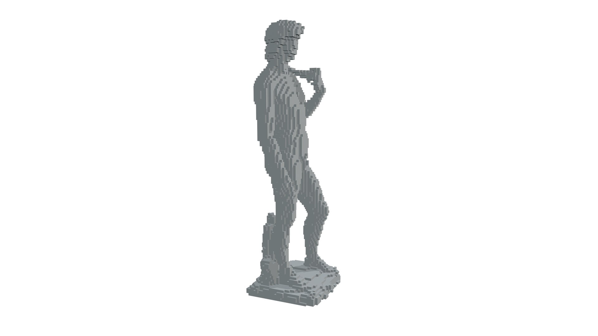 3D Pixel David Model - TurboSquid 1687123