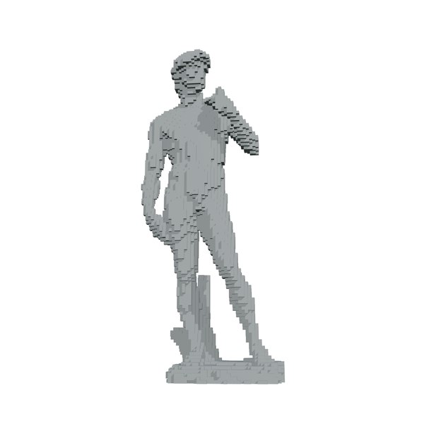 modelo 3d Pixel David modelo 3D - TurboSquid 1687123