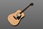 3D Classic Acoustic Guitar