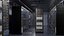 Datacenter Rack with Cable Tray