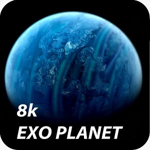 8K Photorealistic Exo Planet