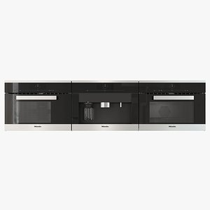 Animated Miele Kitchen Appliances Set