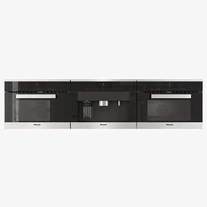 Animated Miele Kitchen Appliances Set