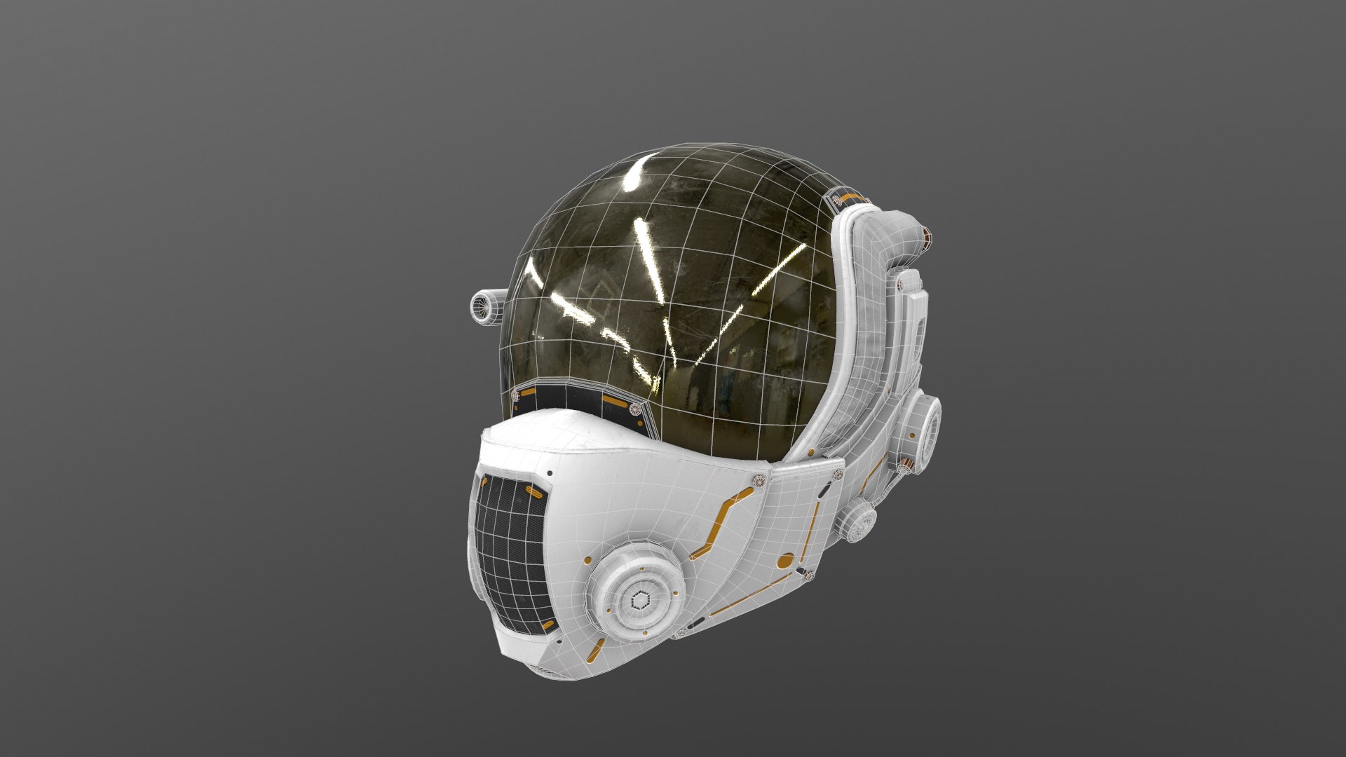3D Model SPACE HELMET - TurboSquid 2312171