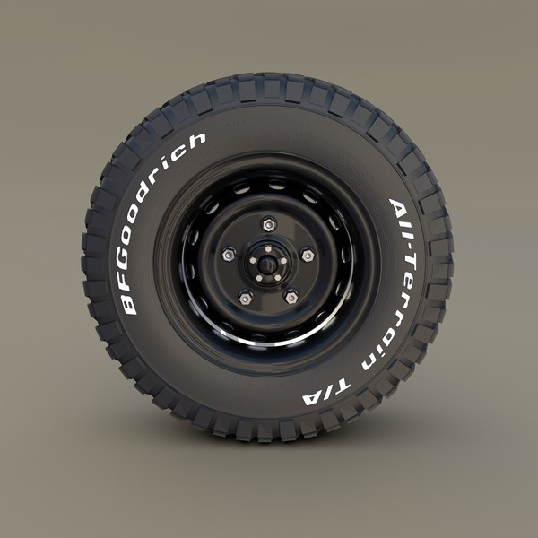 3d model mercedes w123 wheel