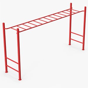 Red Playground Climber