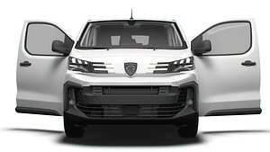 3D Peugeot e Expert Van HQ Interior 2025 model