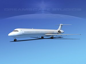 McDonnell Douglas MD-80 Unmarked 3